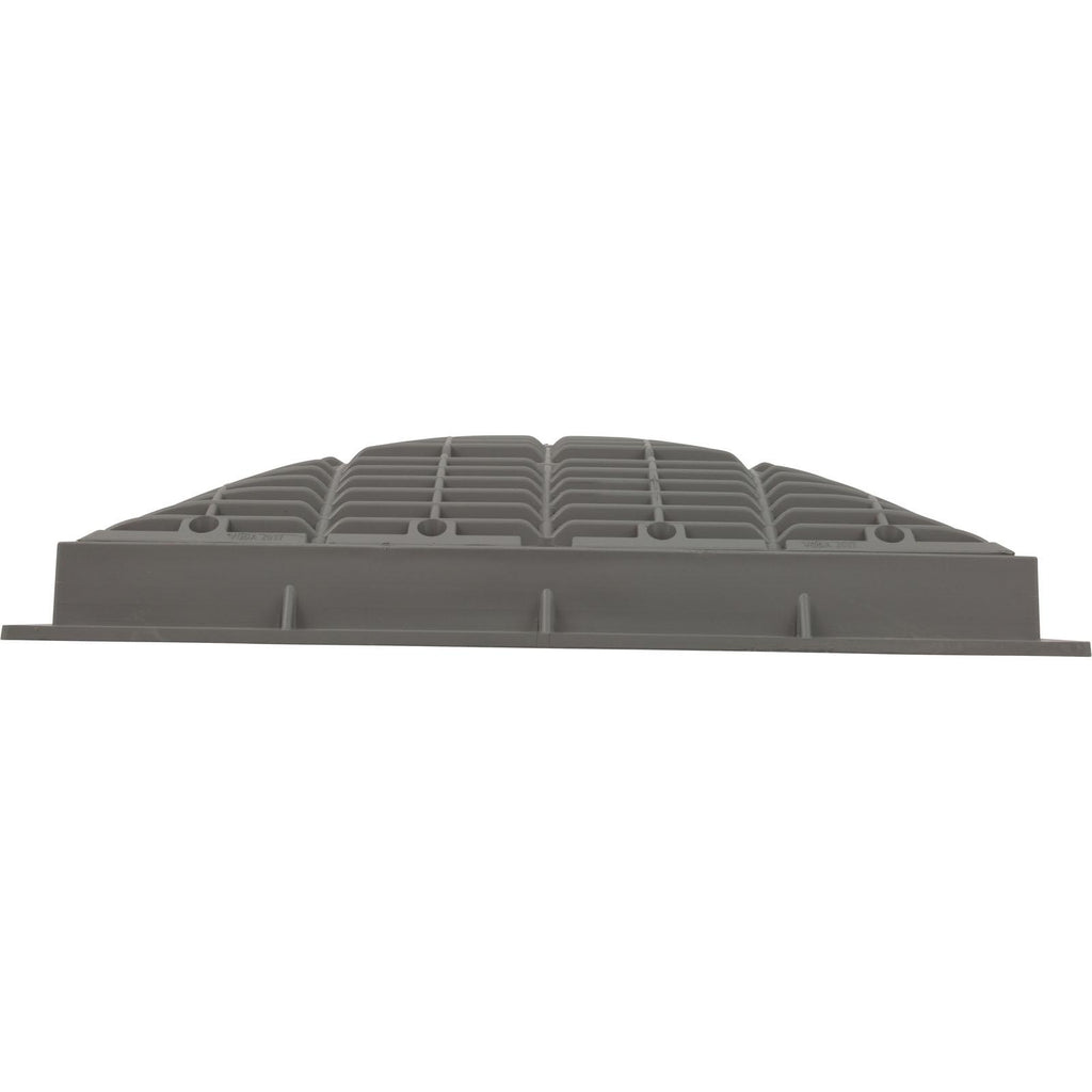 Waterway Plastics Main Drain Grate, Waterway, 12" x 12" Square, w/Frame, Gray