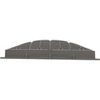 Waterway Plastics Main Drain Grate, Waterway, 12" x 12" Square, w/Frame, Gray