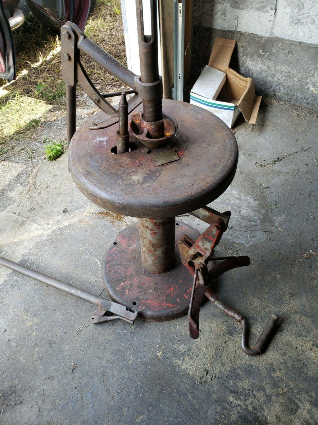 COATS IRON "TIREMAN" TIRE CHANGER manual machine hot rod garage