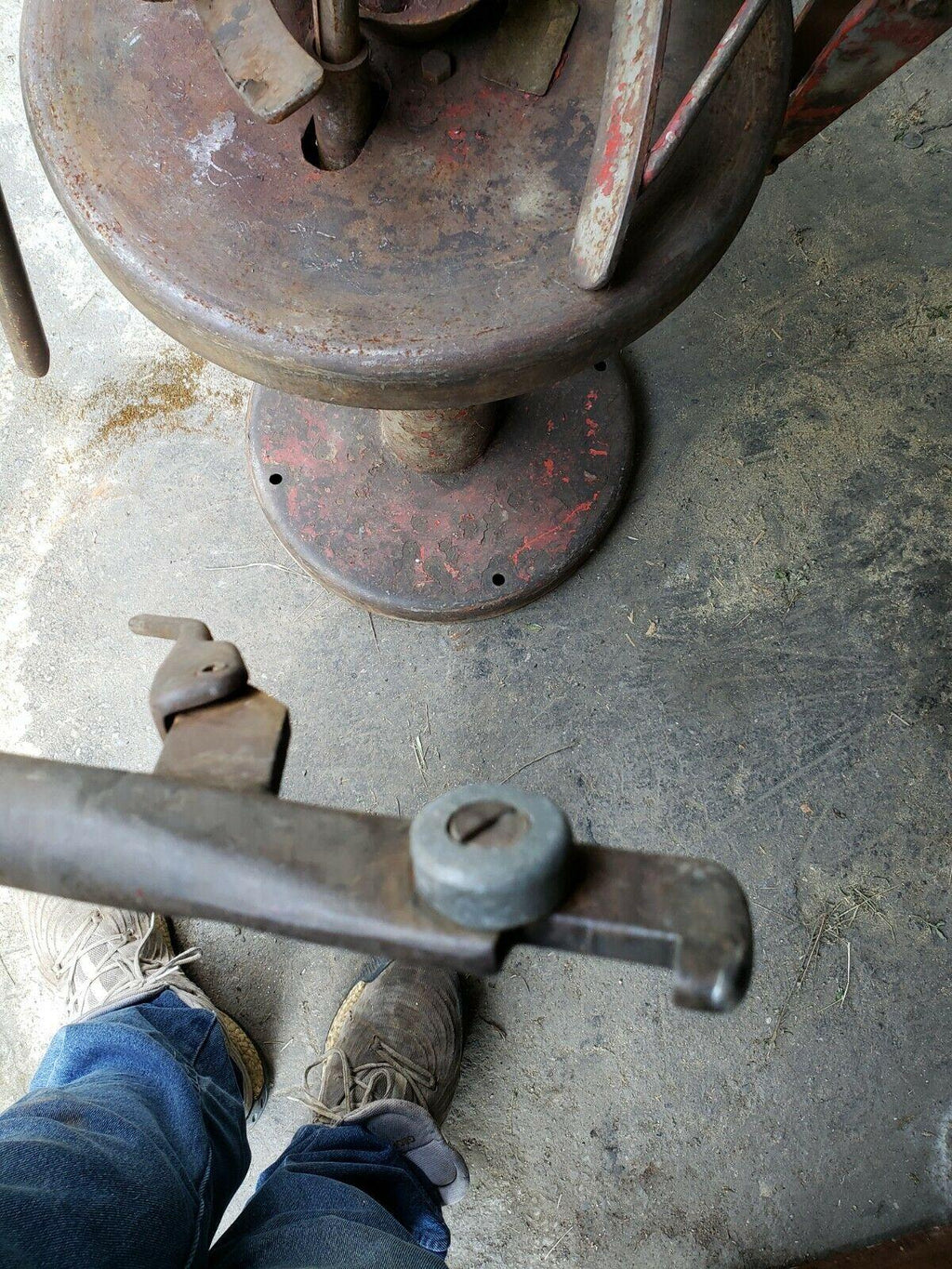 COATS IRON "TIREMAN" TIRE CHANGER manual machine hot rod garage