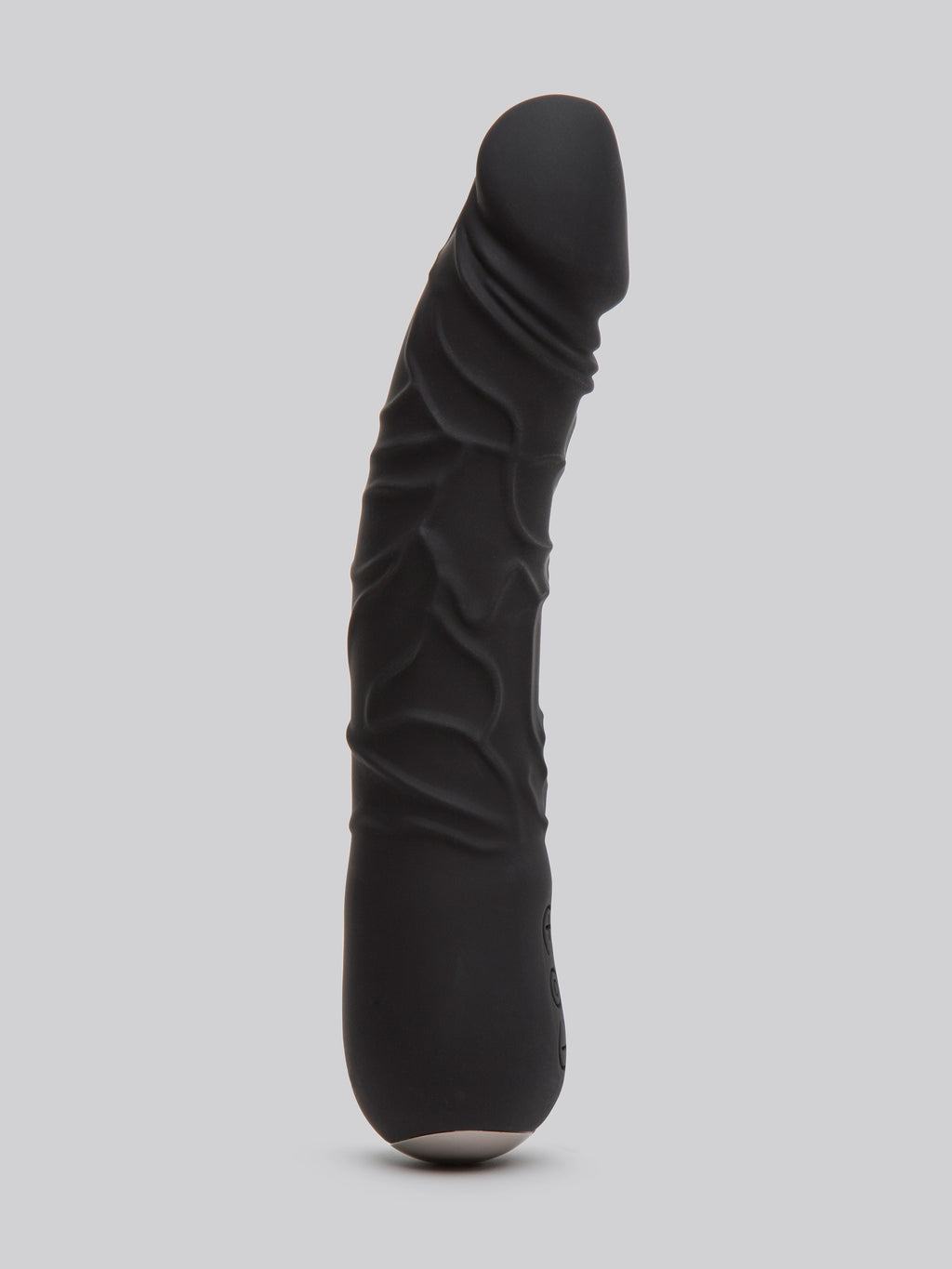 Desire Luxury Rechargeable Realistic Dildo Vibrator 6.5 Inch, Black