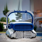 aquabot elite pro robotic pool cleaner with bluetooth and top-load filters
