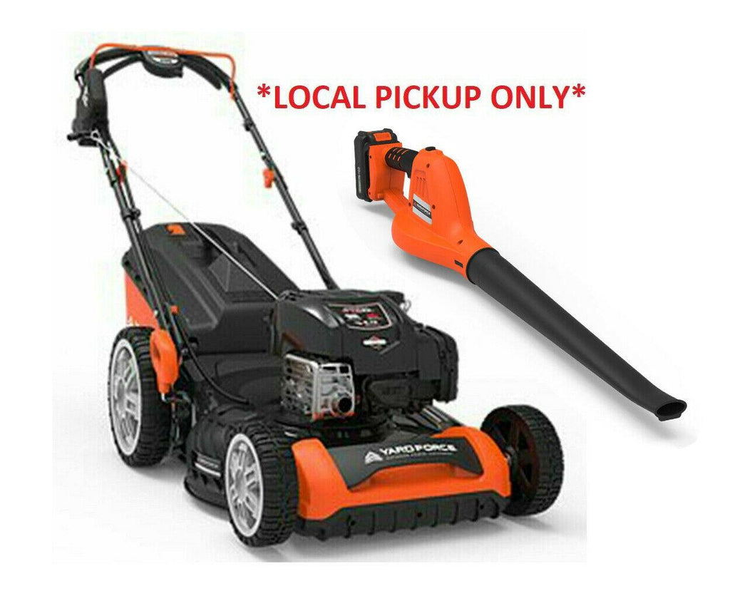 Yard Force YF22ESSPV and Stratton 675 EXi Lawn Mower and Blower Combo