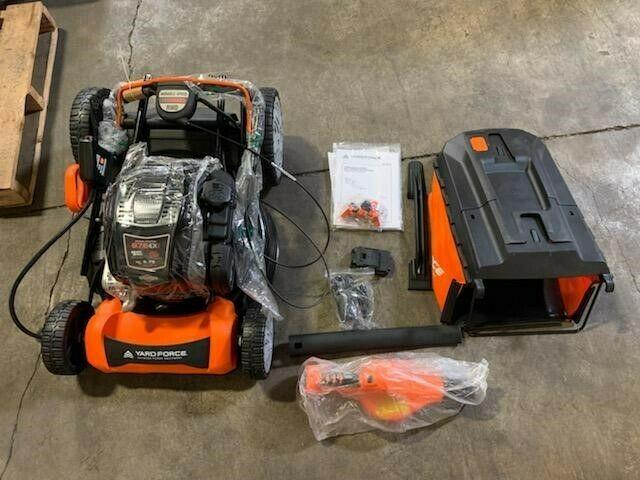 Yard Force YF22ESSPV and Stratton 675 EXi Lawn Mower and Blower Combo