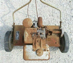 Sport Lawn Motorized Reel Mower, Primitive Lawn Mower, Vintage Lawn Care,