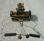 Sport Lawn Motorized Reel Mower, Primitive Lawn Mower, Vintage Lawn Care,