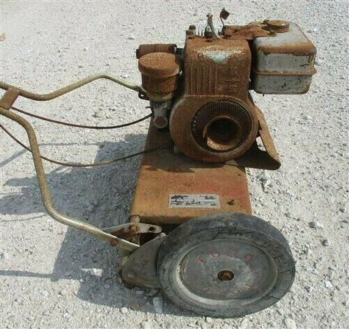 Sport Lawn Motorized Reel Mower, Primitive Lawn Mower, Vintage Lawn Care,