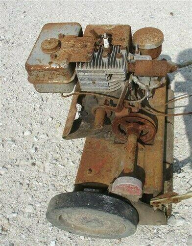 Sport Lawn Motorized Reel Mower, Primitive Lawn Mower, Vintage Lawn Care,
