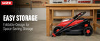 20V 13" Electric Lawn Mower, Brushless Cordless Lawn Mower with 4-Position Height Adjustment, Walk-Behind Push Mowers with 8 Gallon Grass Bag, 2 x 4.0Ah Batteries &amp; Charger Included, LM13B4