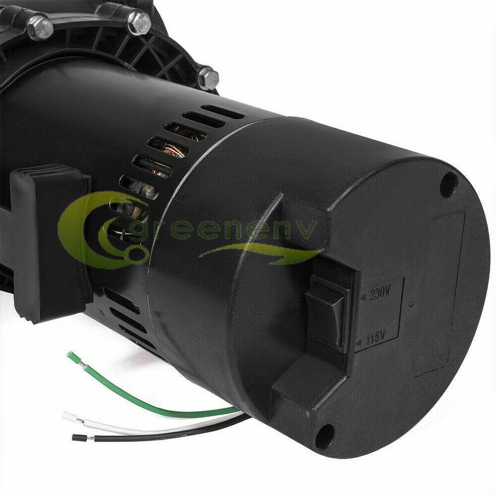 2hp 110-240v 9000gph inground swimming pool pump motor w/ strainer 2" thread npt