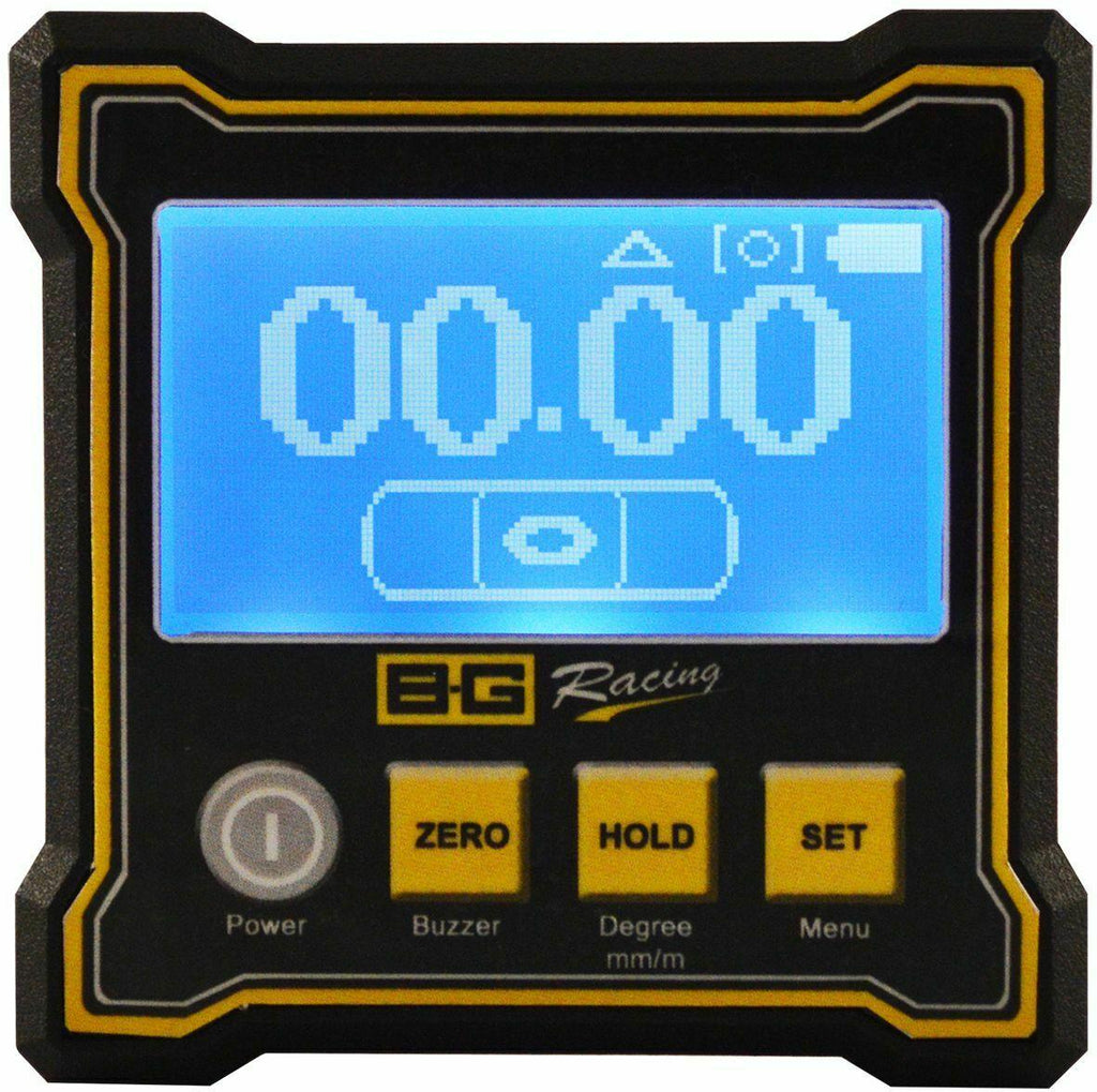 BG Racing Digital Dual Axis Angle Gauge