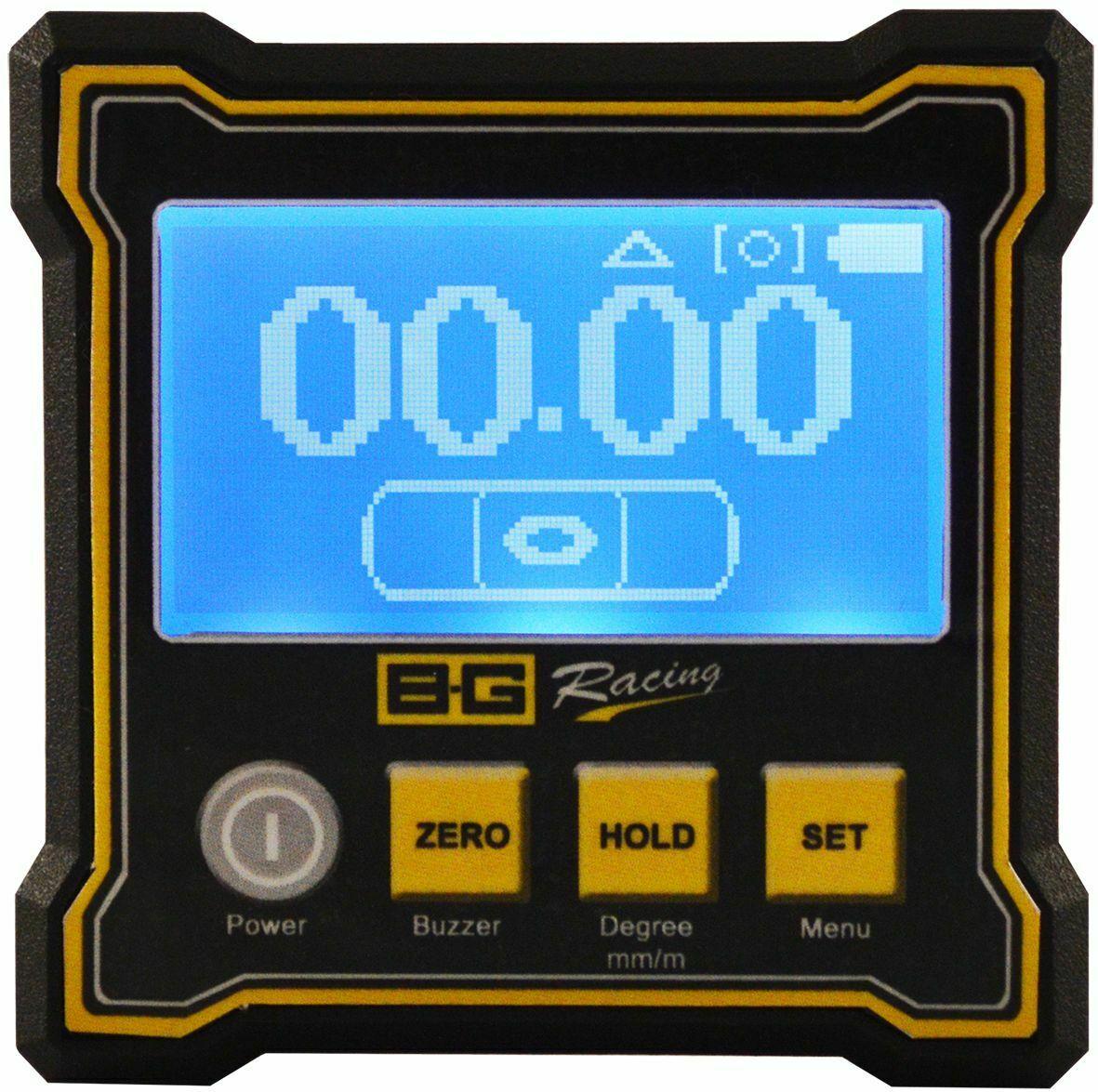 BG Racing Digital Dual Axis Angle Gauge