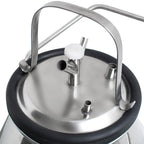 enshey electric milking machine 25l 550w argricultural portable stainless steel farm ewe milking milker 1440rmp/min single bucket piston tank container barrel set kit for cows cattle or sheep