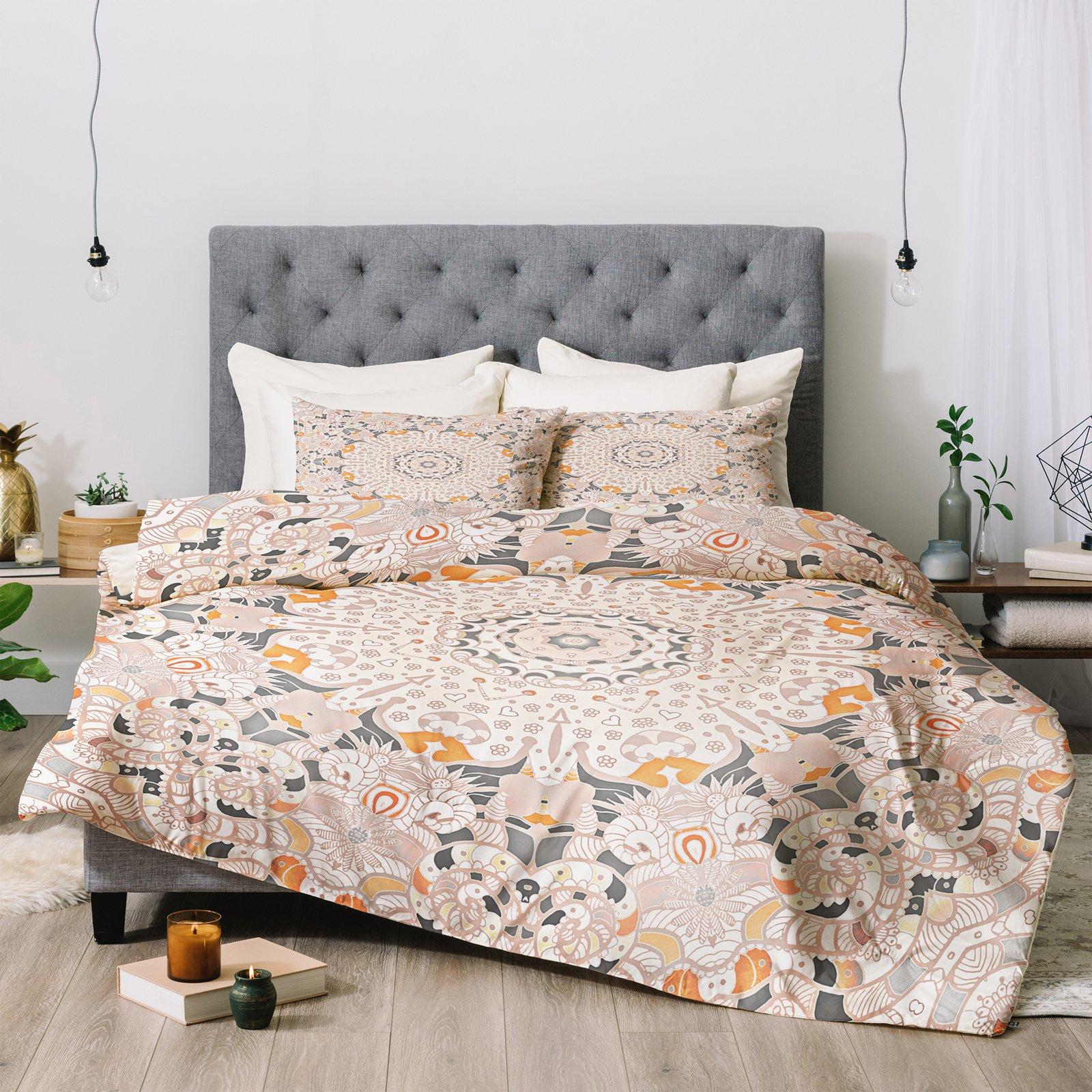 Monika Strigel Boho Summer Grey Comforter by Deny s