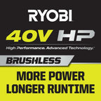 RYOBI Mower and String Trimmer 40V 21 in Walk Behind Dual-Blade Batteries