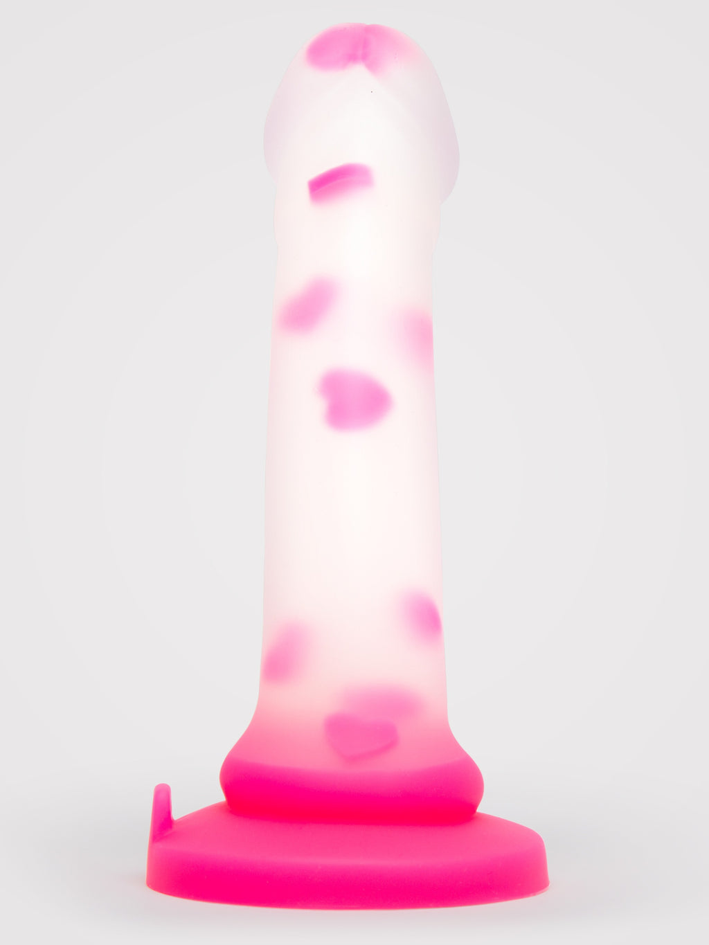 Lovehoney Heart Pounder Silicone Dildo 7 Inch, Pink