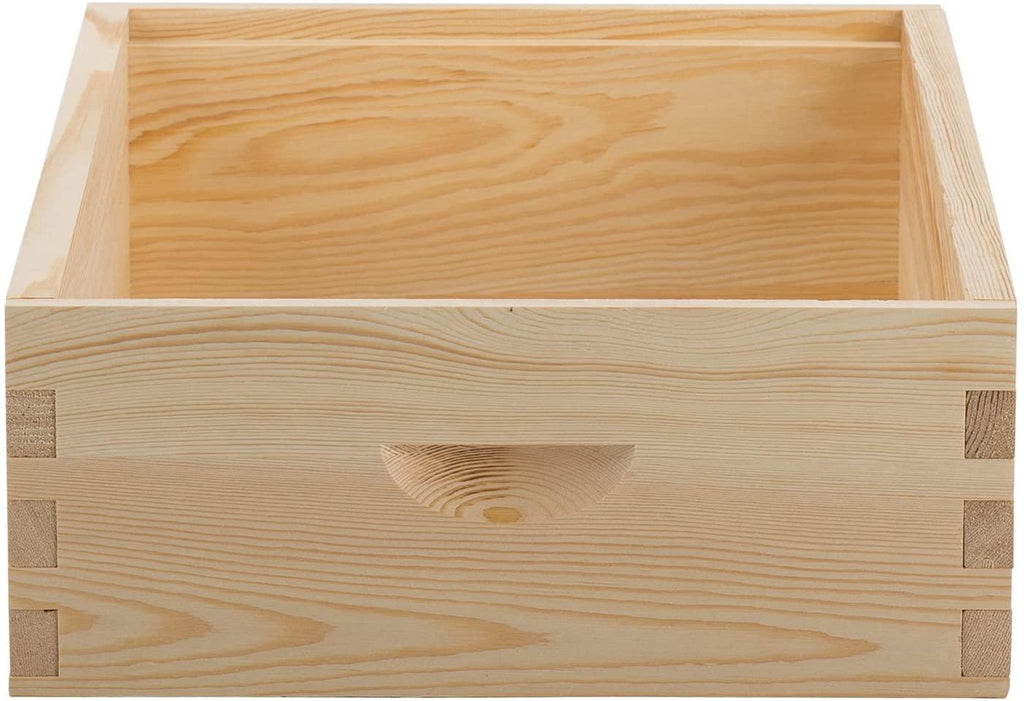 letra 5 layer bee hive for garden, bees house beekeeping box for beginner, beekeeping supplies equipment for beekeeper starter, solid wood honey bee hives kit (no frames)