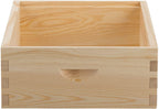 letra 5 layer bee hive for garden, bees house beekeeping box for beginner, beekeeping supplies equipment for beekeeper starter, solid wood honey bee hives kit (no frames)