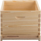 letra 5 layer bee hive for garden, bees house beekeeping box for beginner, beekeeping supplies equipment for beekeeper starter, solid wood honey bee hives kit (no frames)