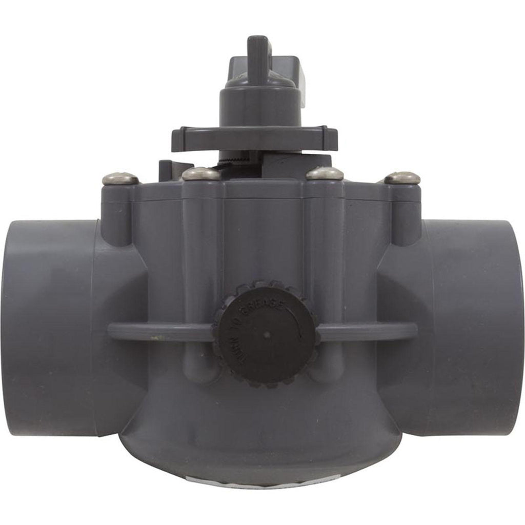 Jandy Diverter Valve, Jandy/Zod, 2"s/2-1/2"spg Pos Seal, 2 Way, Gray