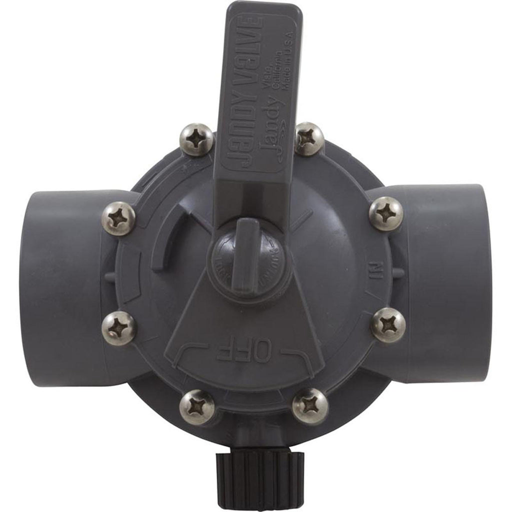 Jandy Diverter Valve, Jandy/Zod, 2"s/2-1/2"spg Pos Seal, 2 Way, Gray