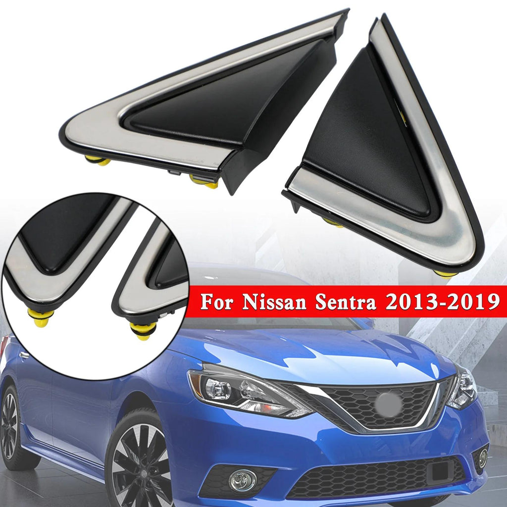 Nissan Sentra 2013-2023 Front Left & Right Fender Trim /Mirror Finisher Generic