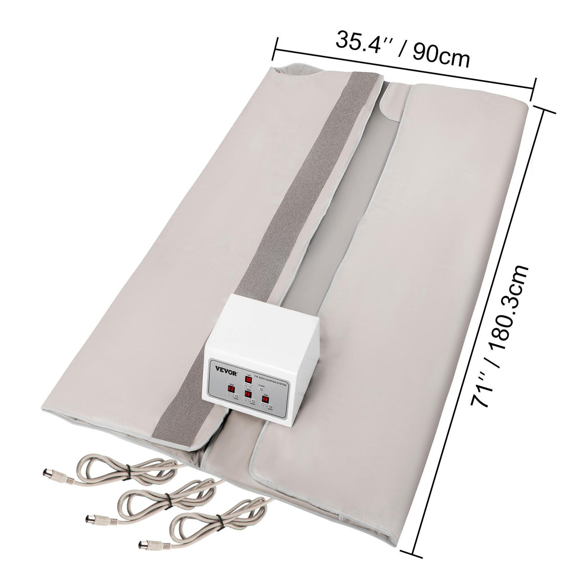 SAUNA BLANKET FAR INFRARED FIR 3 ZONE BODY SHAPING KEEP BEAUTY WATERPROOF PVC