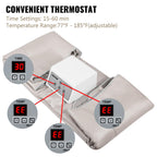 SAUNA BLANKET FAR INFRARED FIR 3 ZONE BODY SHAPING KEEP BEAUTY WATERPROOF PVC
