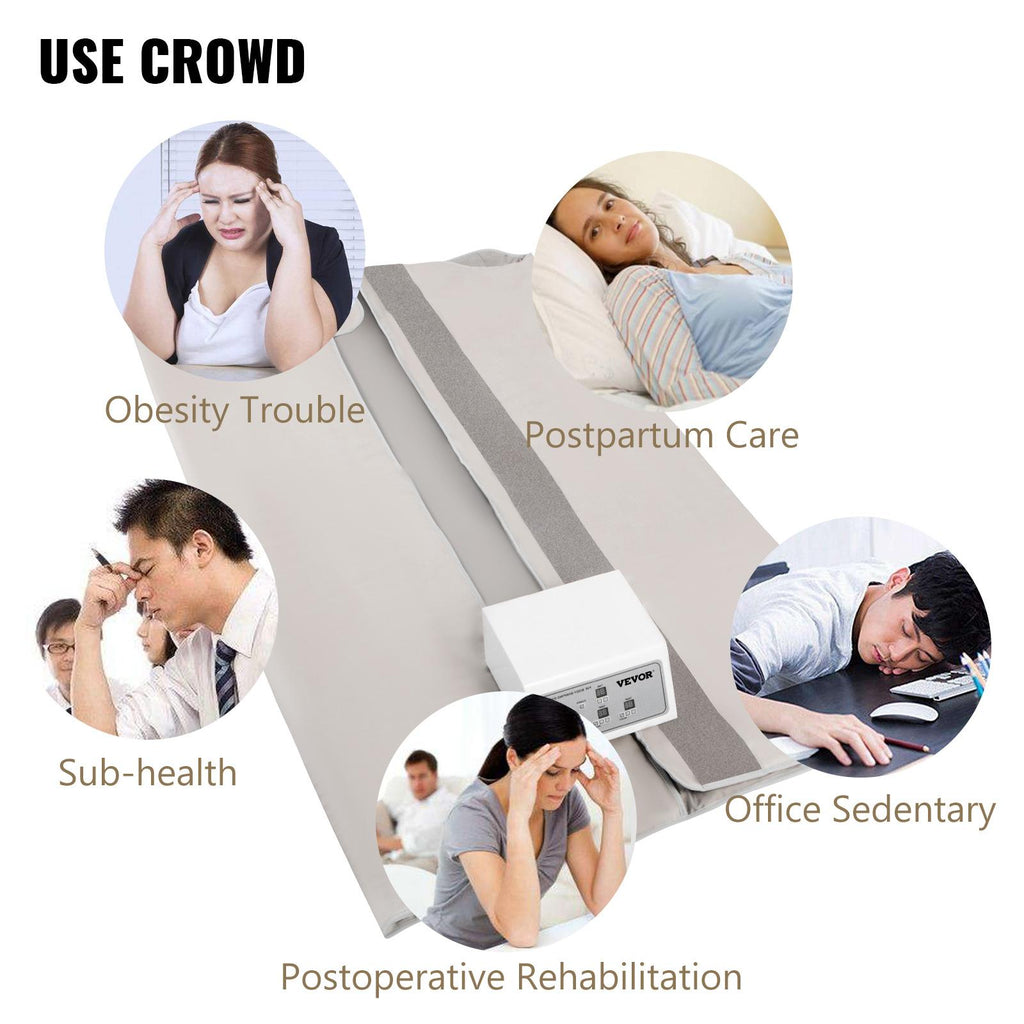 SAUNA BLANKET FAR INFRARED FIR 3 ZONE BODY SHAPING KEEP BEAUTY WATERPROOF PVC