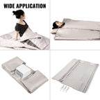 SAUNA BLANKET FAR INFRARED FIR 3 ZONE BODY SHAPING KEEP BEAUTY WATERPROOF PVC