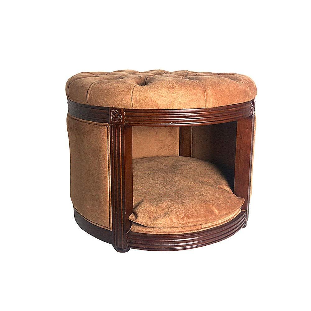 ZWH-Pet Bed Puppy cat Dog Cave House, Cute Bedding Fluffy Rest Area Kennel Indoor pet Bed pet Bed Cushion pet nest