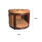 ZWH-Pet Bed Puppy cat Dog Cave House, Cute Bedding Fluffy Rest Area Kennel Indoor pet Bed pet Bed Cushion pet nest