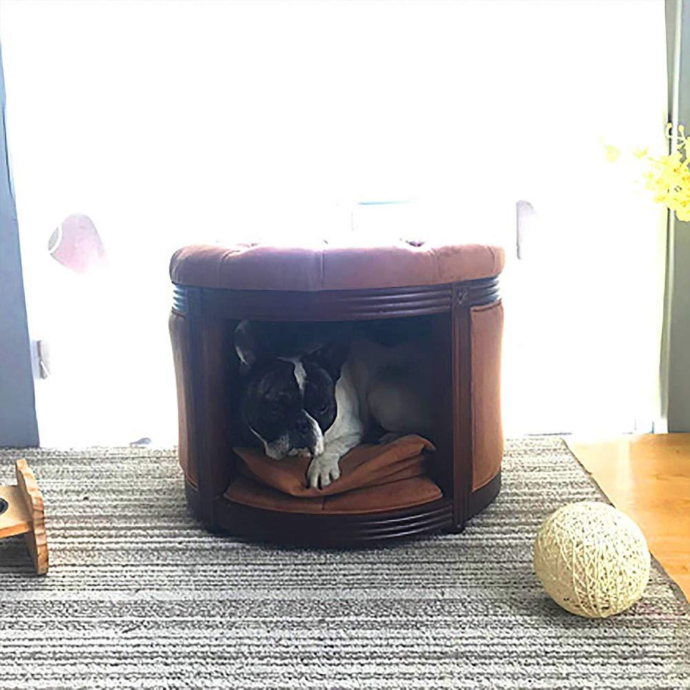 ZWH-Pet Bed Puppy cat Dog Cave House, Cute Bedding Fluffy Rest Area Kennel Indoor pet Bed pet Bed Cushion pet nest