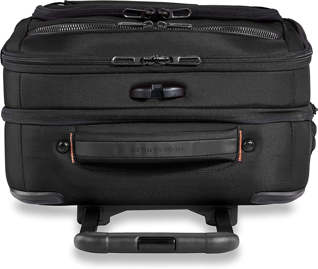 ZDX-Expandable Luggage with 4 Spinner Wheels, Black, Carry-On 21 Inch