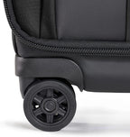 ZDX-Expandable Luggage with 4 Spinner Wheels, Black, Carry-On 21 Inch