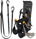Fusion Climb Pro Backyard Zip Line Kit Harness Lanyard Trolley Bundle FK-A-HLT-30