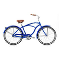 Micargi TAHITI-M-DBL 26 in. Tahiti Mens Beach Cruiser Bicycle, Dark Blue &amp; Black