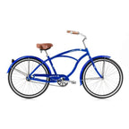 Micargi TAHITI-M-DBL 26 in. Tahiti Mens Beach Cruiser Bicycle, Dark Blue &amp; Black