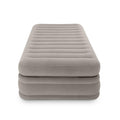 Inflatable Prime Comfort Elevated Twin Airbed with -in Pump