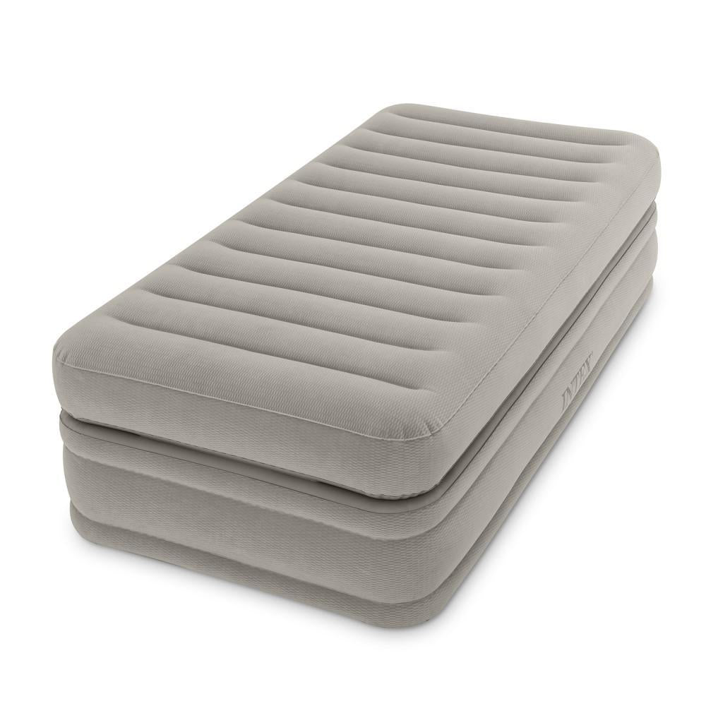Inflatable Prime Comfort Elevated Twin Airbed with -in Pump