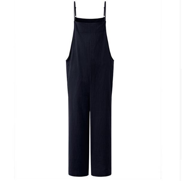 2021 Women Solid Brief Cotton Dungaree Overalls