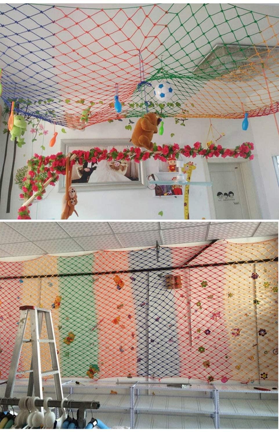 Protection Net Children Safety Climbing Netting Stair Balcony Safe Rope Net Plant Protection Net Outdoor Balcony Decoration Net Fence Net Cat Net (Size : 2x4m)