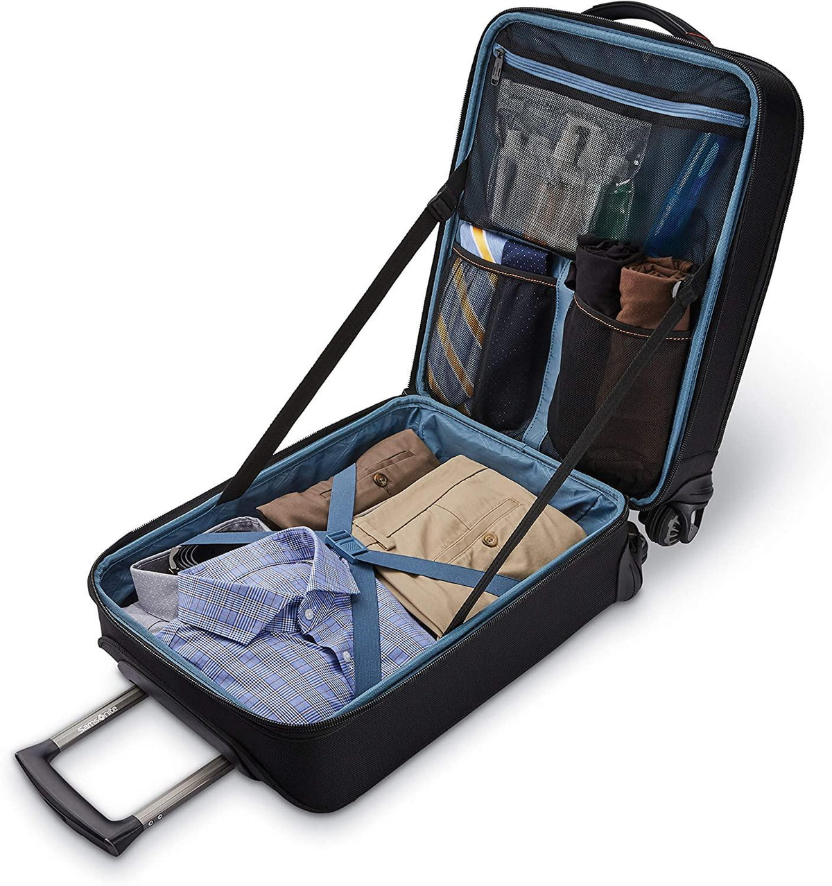 Pro Vertical Spinner Mobile Office, Black, One Size