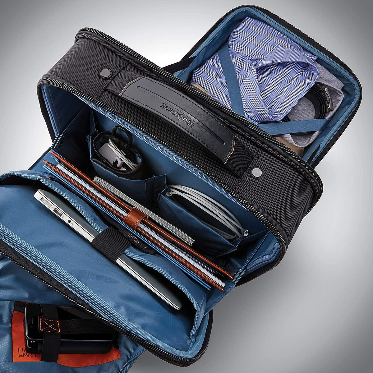 Pro Vertical Spinner Mobile Office, Black, One Size