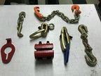 SET#19 AUTO BODY FRAME MACHINE HEAVY DUTY 7 PIECES TOOL AND CLAMP DOUBLE HOOK