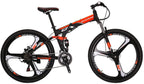 Eurobike Mountain Bike G7 21 Speed Folding Bike Dual Disc Brake 27.5 Inches Wheel Dual Suspension Bicycle