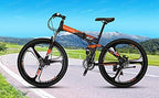Eurobike Mountain Bike G7 21 Speed Folding Bike Dual Disc Brake 27.5 Inches Wheel Dual Suspension Bicycle