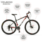 Vilano Blackjack 3.0 29er Mountain Bicycle MTB with 29 In., Wheels