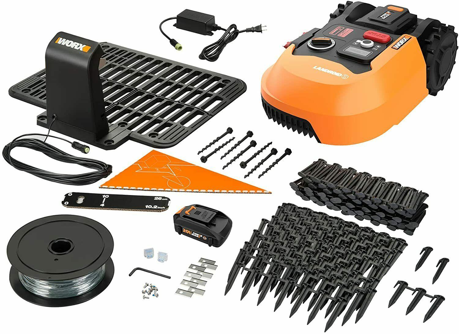 WR165 20V Power Share LANDROID S 1/8-Acre Cordless Robotic Mower - 2.0ah