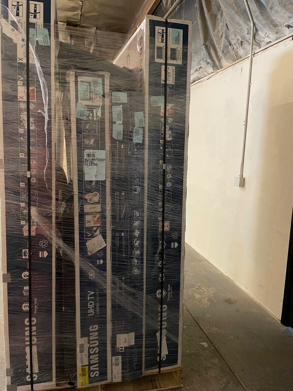 smart tv pallets samsung vizio lg tcl onn hi 86 85 82 75 70 65 55 various sizes